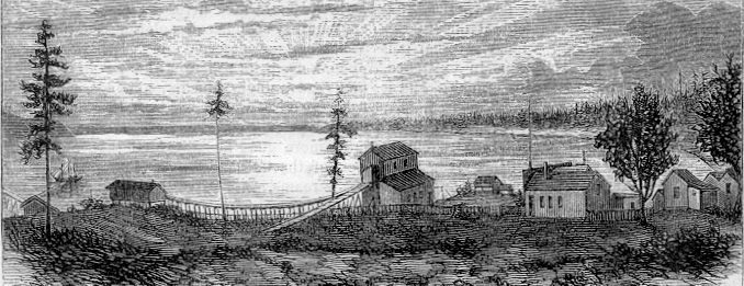 Bellingham Bay Coal Mine, Sehome, Washington, 1869