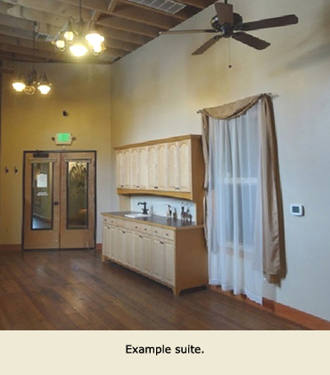 Example retail space for rent in Grass Valley, CA.