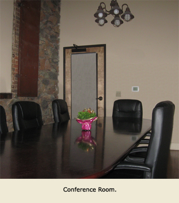 Conference Room for use of tenants of leased space in the Alpha Building, Grass Valley, CA.