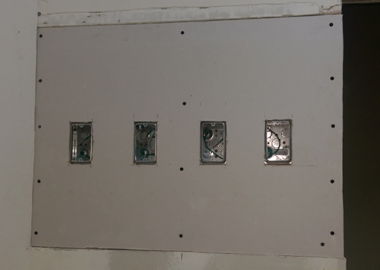 Electrical boxes added for control and alarm modules.